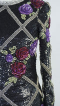 Haute couture cocktail dress custom made to size