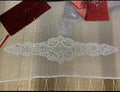 Bridal belt custom made Monique Lhuillier 2024 inspo hand embroidery 3dfloral appplique   Bride, Evening Gown, Mother of bride, Prom dress.