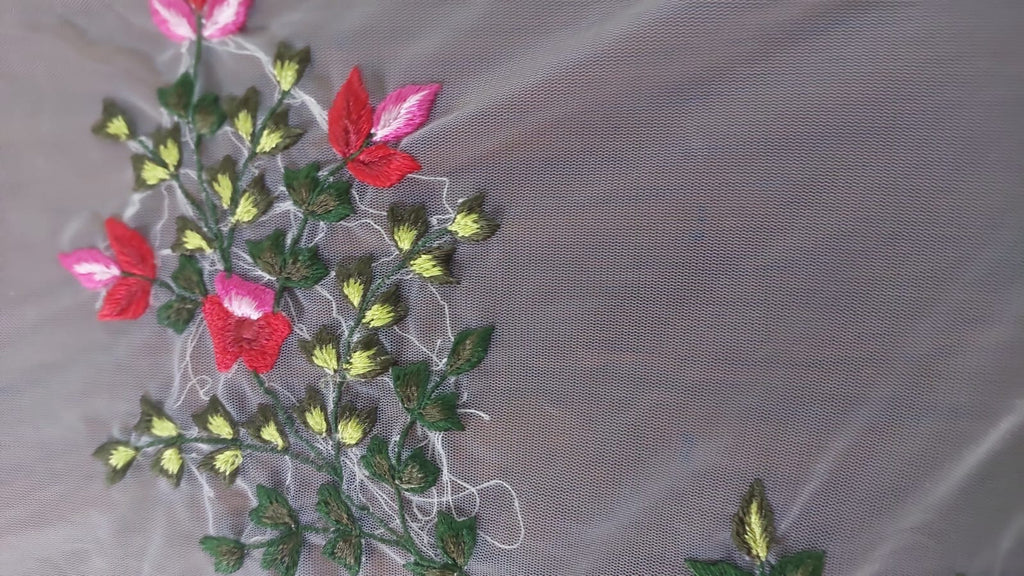 Naeem  inspired exquisite hand embroidery with silk thread for haute couture dress jacket gown shirt