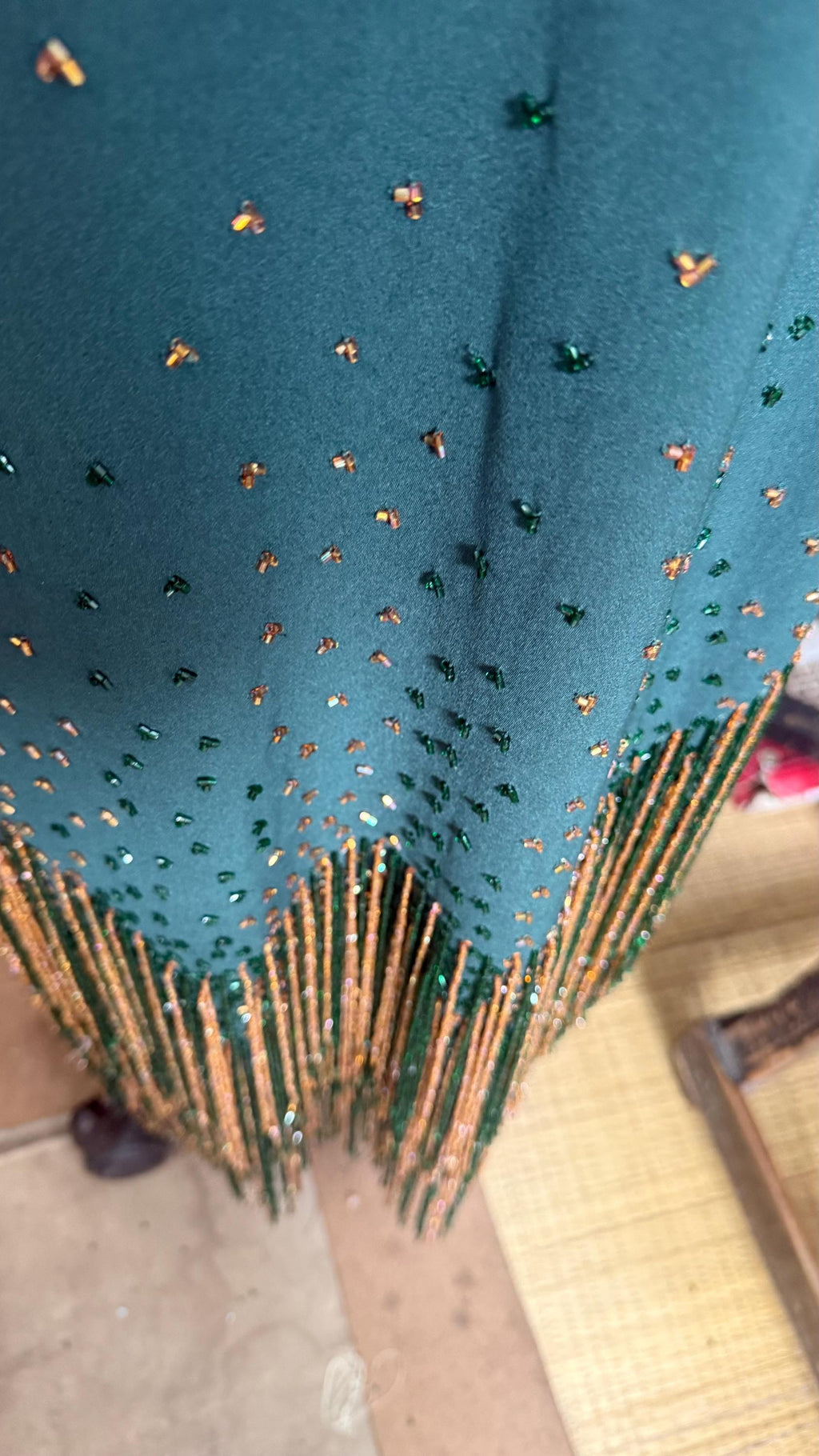 1 custom made gown embrodiery . Hand embrodiery hence some variances will occur