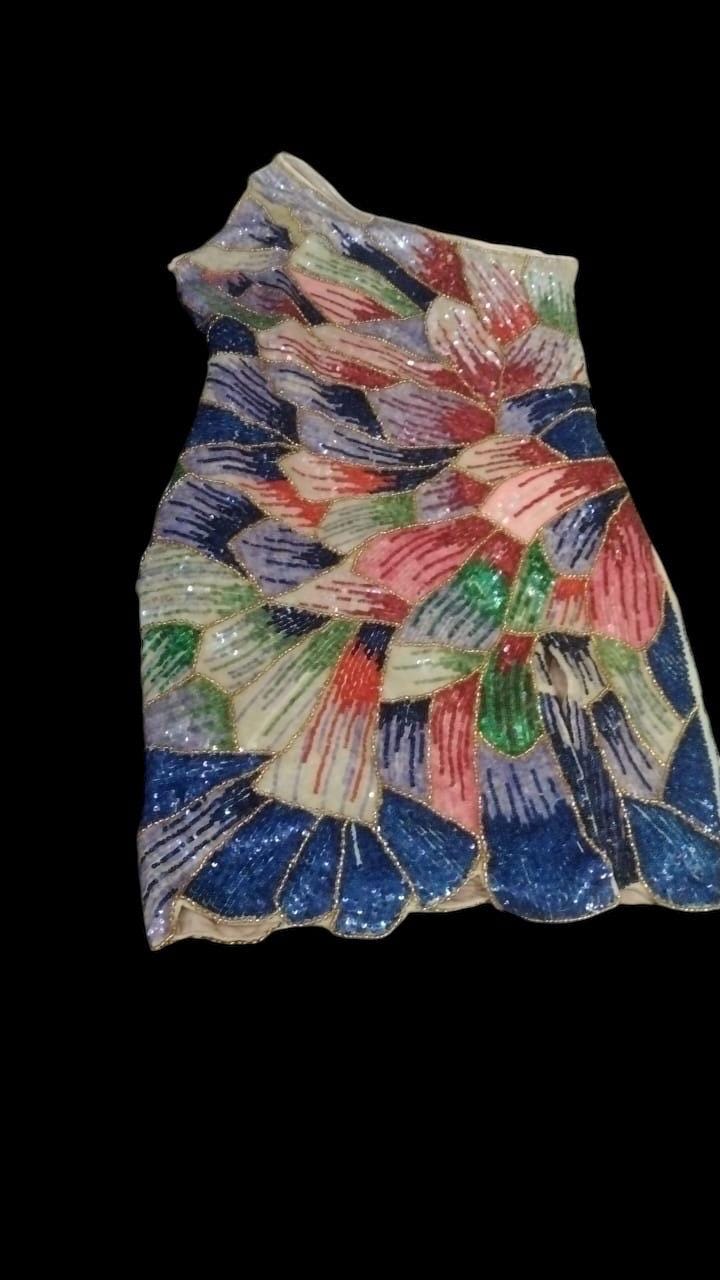 Custom made dress inspired from Gigi Hadid Gala dress with hand embrodiery custom colors and length