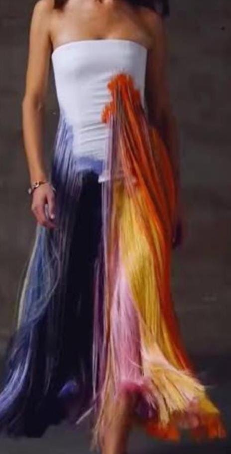1 custom made gown embrodiery . Hand embrodiery hence some variances will occur