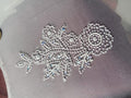 Delicate inspired hand embroidery patch applique embellishment