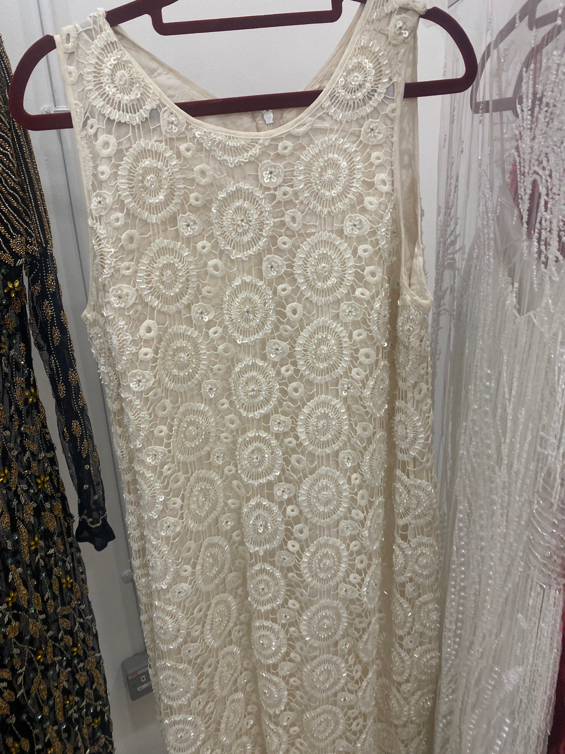 Exquisite Haute Couture dress with beautiful intricate hand embroidery for quiet luxury
