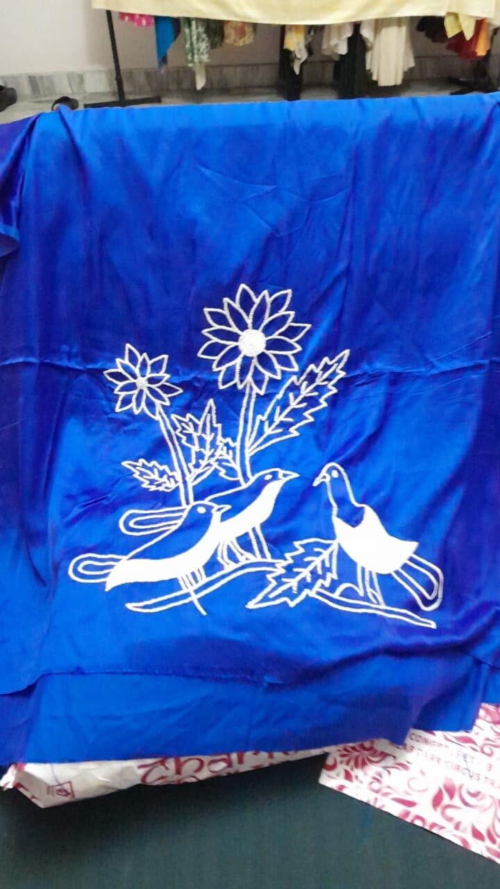 Oscar inspired hand embroidery patch applique embellishment with silk thread