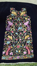 Elie Saab Dress Fabric, Hand Embroidery with Flower Applique gown fabric for dinner reception ofktail formal event