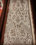 Handmade Luxurious fabric heavy hand beading , individually crafted for an exquisite bridal dress, gown. prom