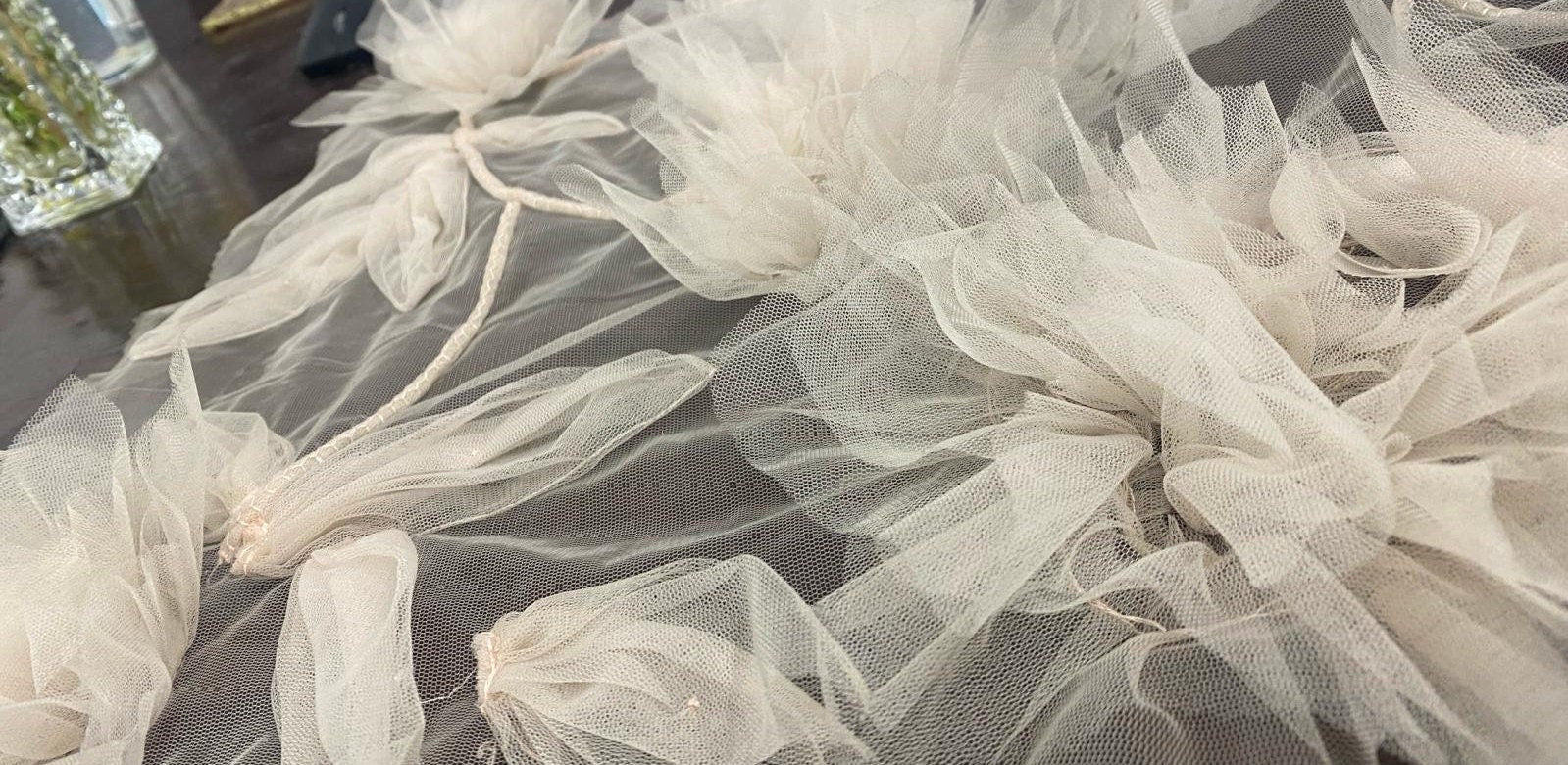Elegant Floral Applique for Couture Wedding or Evening Gown - Mother of the Bride/Groom
