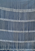 Handmade Luxurious fabric with heavy EMBROIDERY,  crafted for a bridal dress, evening gown, or your precious daughter's princesses dress
