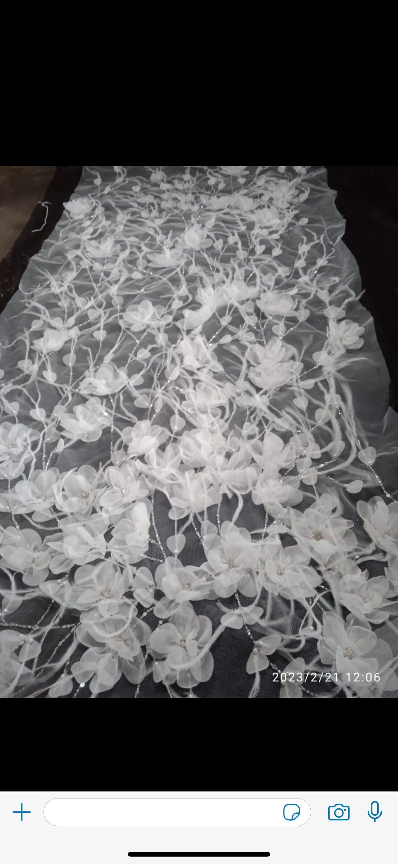 Bridal Fabric Oscar de applique, floral applique, couture wedding dress, evening gown, mother of bride, mother of groom, cocktail dress