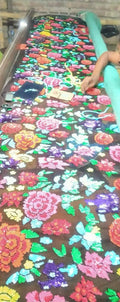 Handmade Luxurious fabric for a bridal wedding dress, evening gown, or cocktail  dress , reception dress