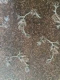 Exquisite Beaded Floral Applique Fabric - Perfect for Couture Wedding Dresses and Evening Gowns!"