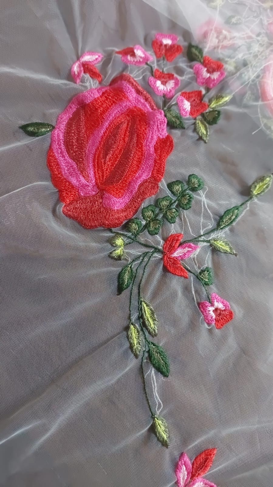 Naeem  inspired exquisite hand embroidery with silk thread for haute couture dress jacket gown shirt