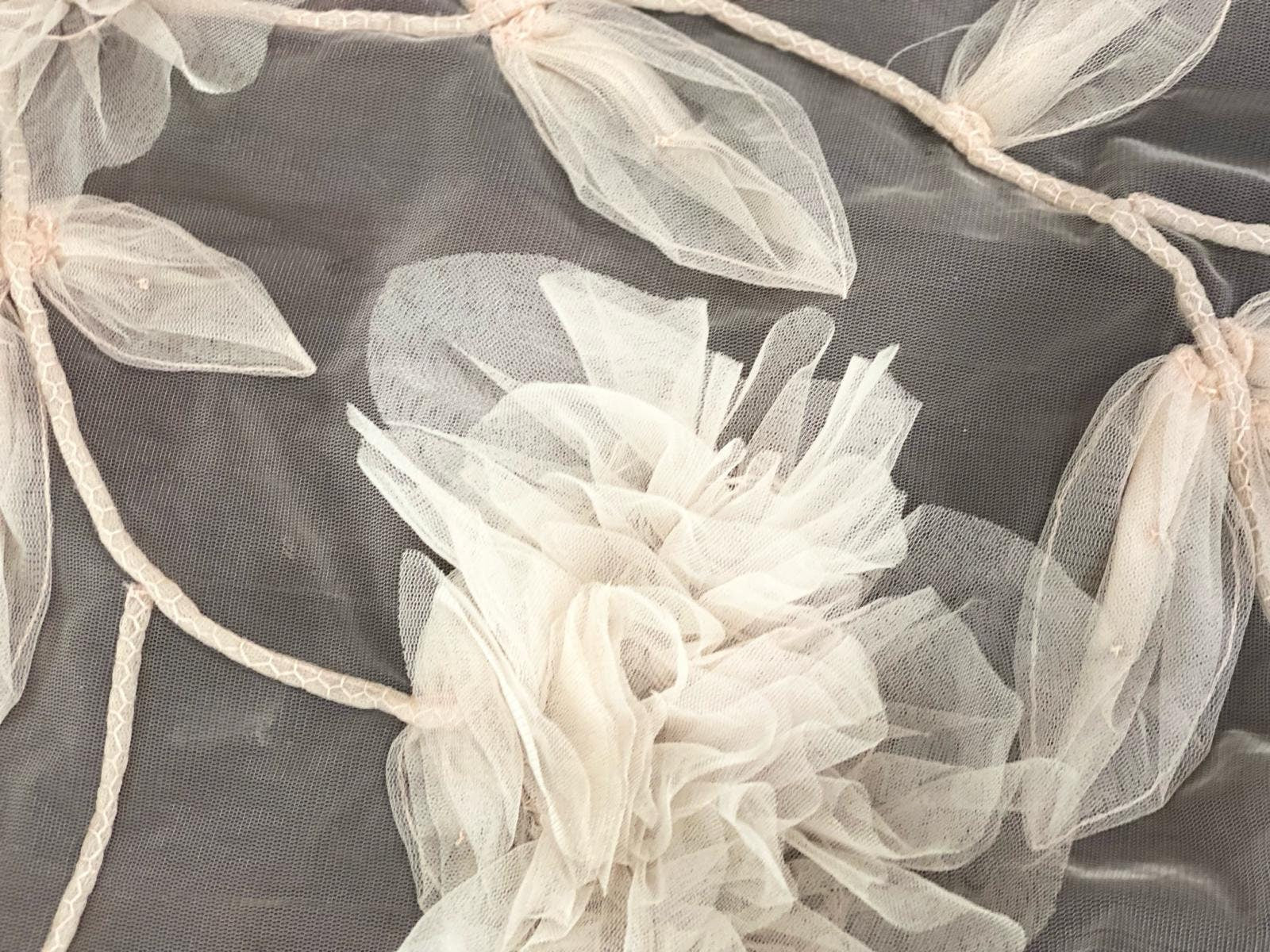 Elegant Floral Applique for Couture Wedding or Evening Gown - Mother of the Bride/Groom