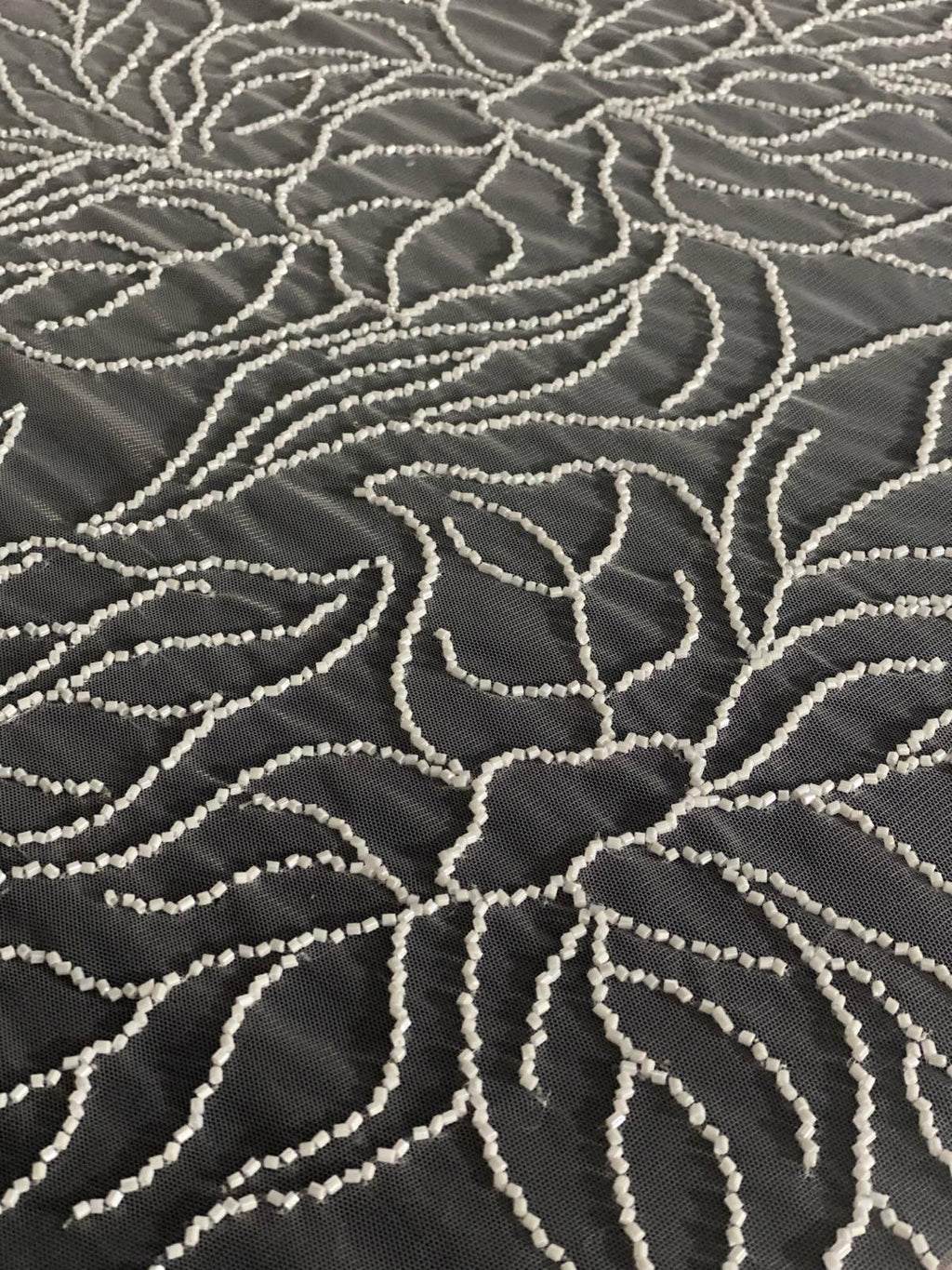 Monique  2024 inspo hand embroidery delicate  aheand beaded fabric